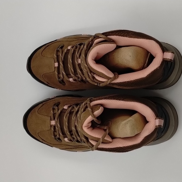 Skechers Trego-Alpine Trail brown tan size 7.5 outside ankle lace up boots - Picture 6 of 8